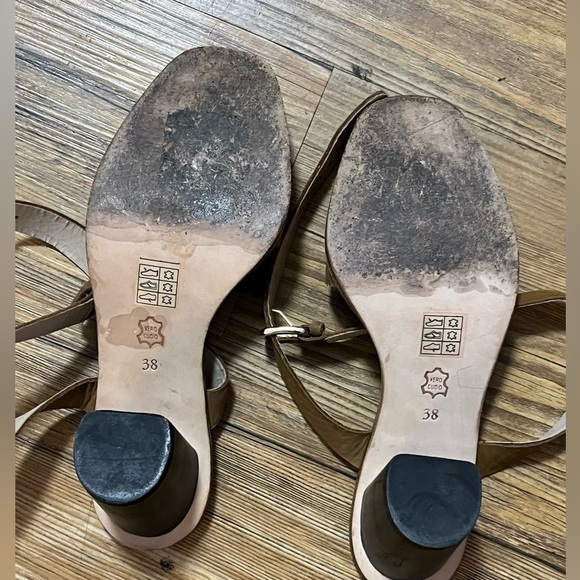 Preloved- Adolfo Domínguez- ankle strap sandals - Sz 38 - Picture 4 of 8